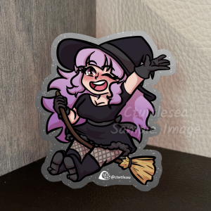 Witches and Tricks Solaine! Sticker